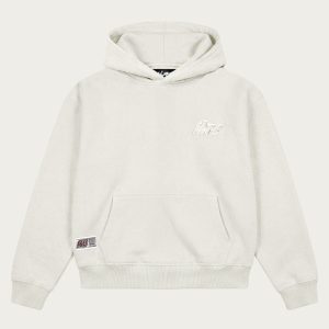 NOFS Cream Hoodie in hellem Off-White mit Kapuze