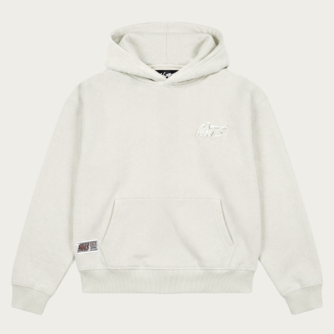 NOFS Cream Hoodie in hellem Off-White mit Kapuze NOFS Cream Hoodie in hellem Off-White mit Kapuze