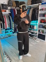 NOFS Black Stitch Hoodie mit NONEOFUS Print