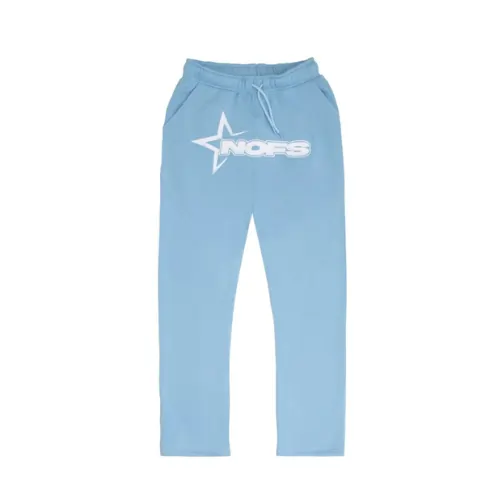 NOFS Baby Blue Jogger mit weißem NOFS Star-Logo Print