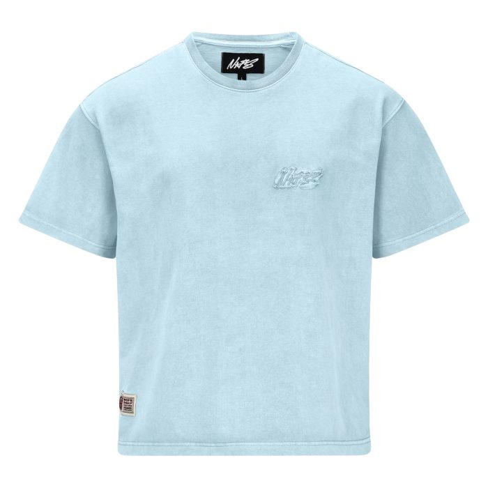 NOFS Baby Blue T-Shirt Basic Edition in Hellblau NOFS Baby Blue T-Shirt Basic Edition in Hellblau