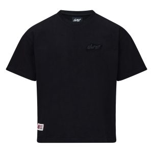 NOFS Black T-Shirt Basic Shirt in Schwarz