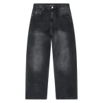 NOFS Black Washed Jeans mit Baggy Cut