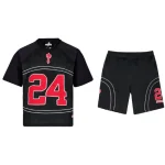 NOFS X Trapstar Black Tracksuit mit 24 NFL Print