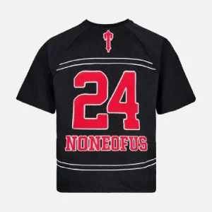 NOFS X Trapstar Black T-Shirt NFL Jersey Edition
