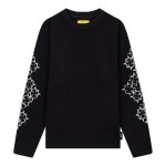 NOFS Black Long Sleeve Shirt mit Star Sleeve Grafiken
