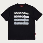 NOFS Black Blurred T-Shirt mit Fade Print Effekt