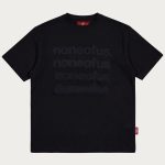 NOFS Black Blurred T-Shirt mit Tonal Print