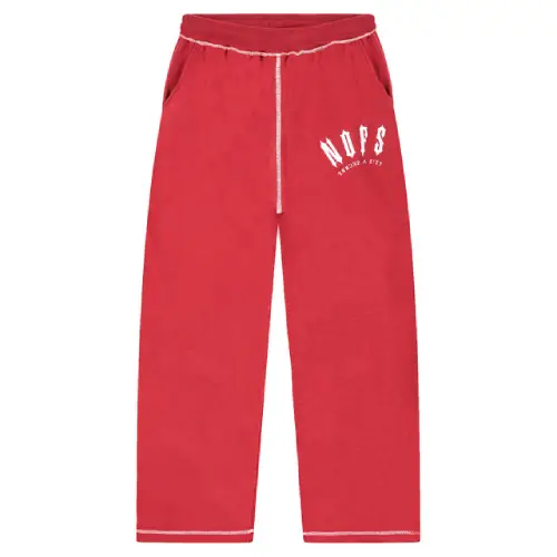 NOFS Red X Trapstar Jogger mit Kontrastnaht NOFS Red X Trapstar Jogger mit Kontrastnaht
