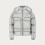 NOFS Grey Puffer mit abnehmbarer Kapuze
