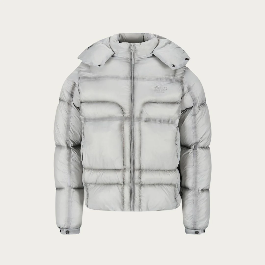 NOFS Grey Puffer mit abnehmbarer Kapuze NOFS Grey Puffer mit abnehmbarer Kapuze