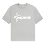 NOFS Grey T-Shirt mit großem Star Logo Print