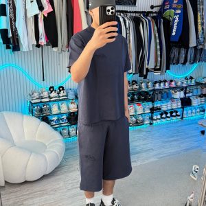 NOFS Dunkelblaue Shorts Patch Logo