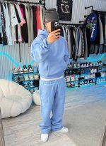 NOFS Blaue Jogginghose Patch Logo