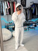 NOFS Graue Jogginghose Patch Logo