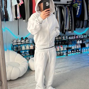 NOFS Graue Jogginghose Patch Logo