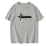 NOFS Grey T-Shirt mit schwarzem Star Logo