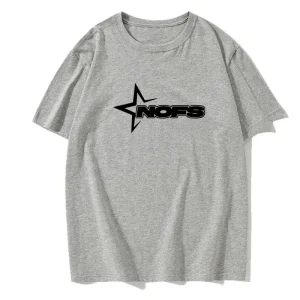 NOFS Grey T-Shirt mit schwarzem Star Logo