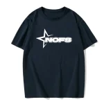 NOFS Navy T-Shirt mit weißem Star Logo