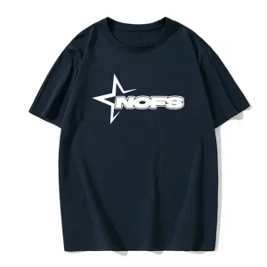 NOFS Navy T-Shirt mit weißem Star Logo