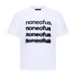 NOFS White T-Shirt mit Blurred Noneofus Print