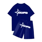 NOFS Blue Summer Suit T-Shirt und Shorts Set in Blau