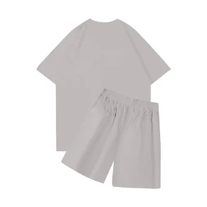 NOFS Grey Shorts Set mit weißem Star Logo Print