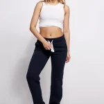 NOFS Navy Sweatpants in Dunkelblau mit geradem Bein