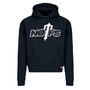 NOFS X Trapstar Black Hoodie mit Logo Print