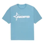 NOFS Baby Blue Star T-Shirt mit weißem Star Logo