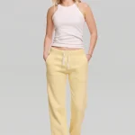 NOFS Lemon Sweatpants in Hellgelb mit geradem Bein