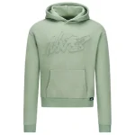 NOFS Olive Hoodie mit tonaler Script Stickerei