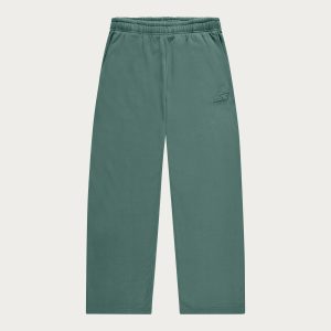 NOFS Green Jogger in dunkelgrünem Farbton mit weitem Bein
