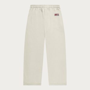 NOFS Beigefarbene Jogginghose Patch Logo