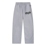 NOFS Patch Grey Jogger in meliertem Grau mit Noneofus Patch