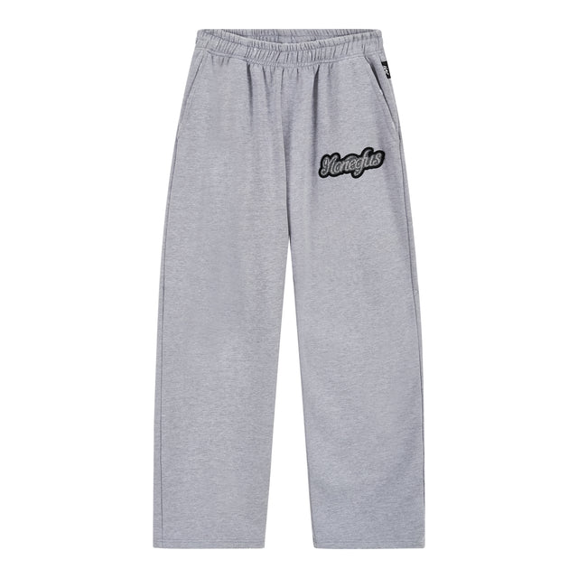 NOFS Patch Grey Jogger in meliertem Grau mit Noneofus Patch