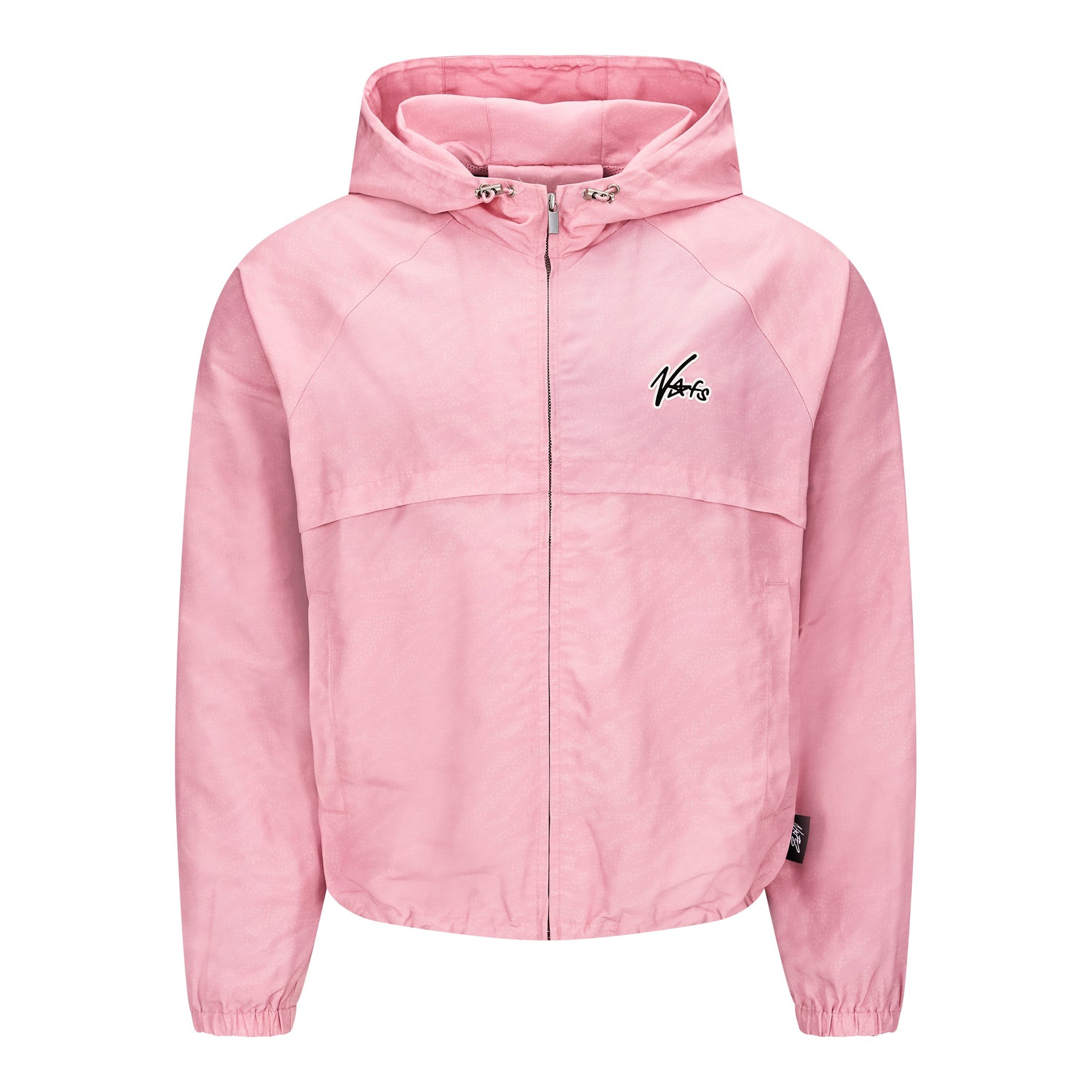 NOFS Pink Windbreaker mit Kapuze und Zip NOFS Pink Windbreaker mit Kapuze und Zip