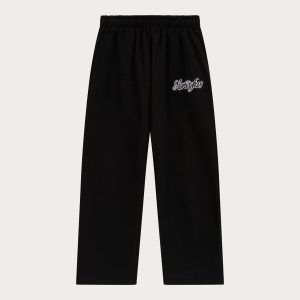 NOFS Black Studs Jogger mit Script Patch Details
