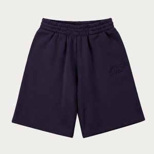 NOFS Purple Basic Shorts mit tonalem Logo