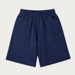 NOFS Navy Basic Shorts in Dunkelblau mit Stitching