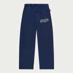 NOFS Navy Studs Jogger mit Script Logo und Wide Leg Cut
