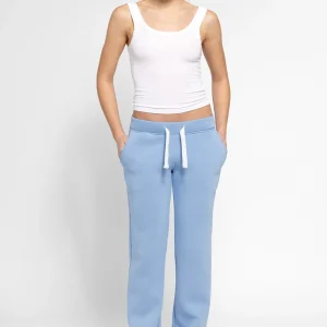 NOFS Sky Blue Sweatpants in Hellblau mit geradem Bein