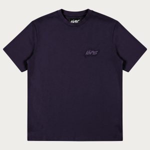 NOFS Purple Basic T-Shirt mit tonalem Stitching