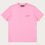 NOFS Hot Pink Basic Tee mit pinkfarbenem Tonal-Stick auf der Brust