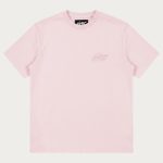 NOFS Pink T-Shirt mit tonaler Script Stickerei