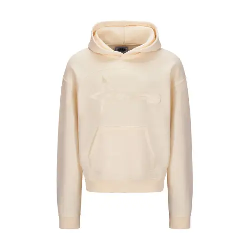 NOFS Cream Hoodie Tone in Tone Tonal Star Edition