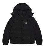 Trapstar Black Irongate Jacket mit Rückenprint