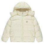 Trapstar Cream Irongate Jacket mit Kapuze und Patch