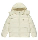 Trapstar Cream Irongate Jacket mit Kapuze und Patch