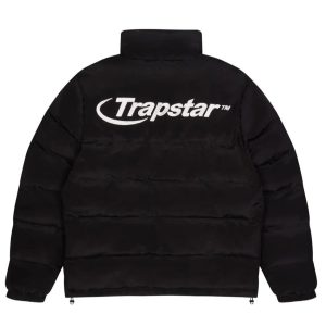 Trapstar Schwarze Puffer Jacke hinten